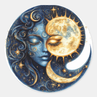 Hemelse Harmonie Ronde Sticker