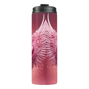 Hemelse Harmonie: Roze Serenity Thermische Trommel Thermosbeker