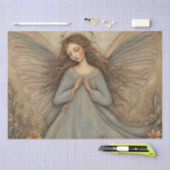 Hemelse Harmonie: Volkskunst Engel Decoupage Tissuepapier (Craft)