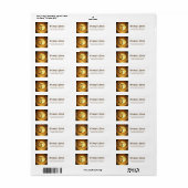Hemelse Harp van de Gouden Maan. Etiket (Full Sheet)
