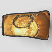 Hemelse Harp van de Gouden Maan Golfheadcover (Voorkant)