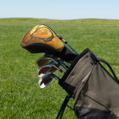 Hemelse Harp van de Gouden Maan Golfheadcover (Insitu)