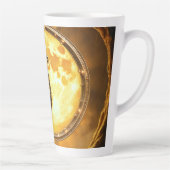 Hemelse Harp van de Gouden Maan Latte Mok (Rechts)