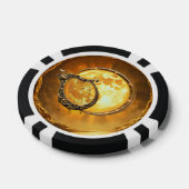 Hemelse Harp van de Gouden Maan Poker Chips (Enkel)