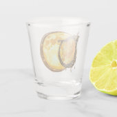 Hemelse Harp van de Gouden Maan Shot Glas (Achterkant)