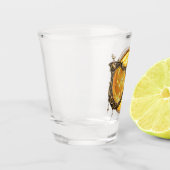 Hemelse Harp van de Gouden Maan Shot Glas (Links)