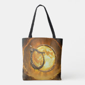 Hemelse Harp van de Gouden Maan Tote Bag (Achterkant)