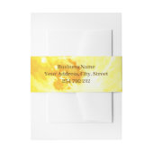 Hemelse Harp van de Gouden Maan. Uitnodigingen Wikkel (Voorkant Voorbeeld)