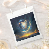 Hemelse Harp van de Maan Gebonden Hemel. Bedankzakje (Geknipt)