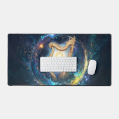 Hemelse Harp van de Maan Gebonden Hemel. Bureaumat (Keyboard & Muis)