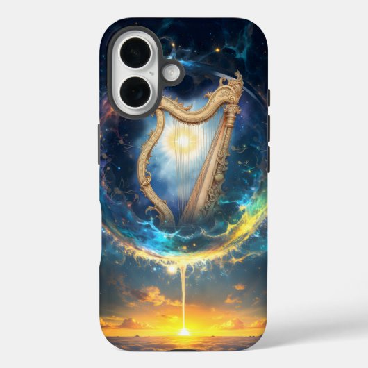 Hemelse Harp van de Maan Gebonden Hemel. Case-Mate iPhone Case (Achterkant)
