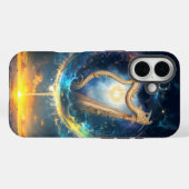 Hemelse Harp van de Maan Gebonden Hemel. Case-Mate iPhone Case (Achterkant (horizontaal))