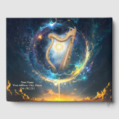 Hemelse Harp van de Maan Gebonden Hemel. Gastenboek (Achterkant)