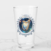Hemelse Harp van de Maan Gebonden Hemel. Glas (Achterkant)