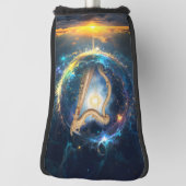 Hemelse Harp van de Maan Gebonden Hemel. Golfheadcover (Draai 90)