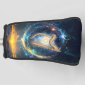 Hemelse Harp van de Maan Gebonden Hemel. Golfheadcover (Voorkant)