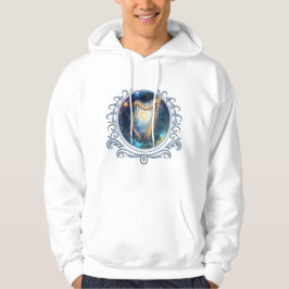 Hemelse Harp van de Maan Gebonden Hemel. Hoodie