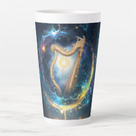 Hemelse Harp van de Maan Gebonden Hemel. Latte Mok