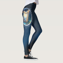 Hemelse Harp van de Maan Gebonden Hemel. Leggings