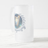 Hemelse Harp van de Maan Gebonden Hemel. Matglas Bierpul (Voorkant links)
