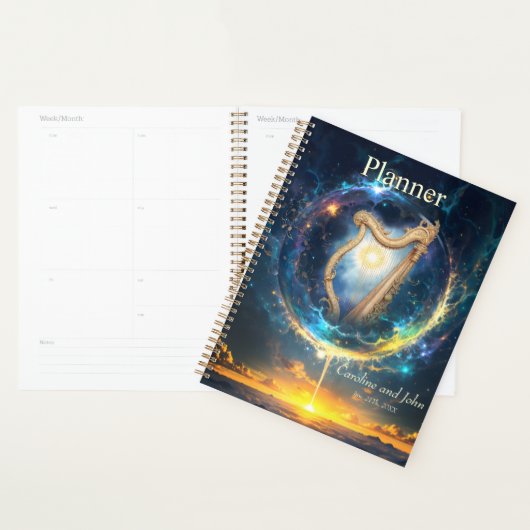Hemelse Harp van de Maan Gebonden Hemel. Planner (Display)