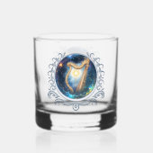 Hemelse Harp van de Maan Gebonden Hemel. Whisky Glas (Achterkant)
