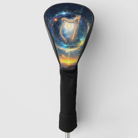 Hemelse Harp van de Maanbegrensde Hemel. Golfheadcover (Voorkant)