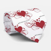 ***HEMELSE HARTEN***** HET PERFECTE STROPDAS VOOR (Opgerold)