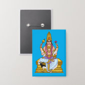 Hemelse Heer Chandra Knop Button (Voorkant / Achterkant)
