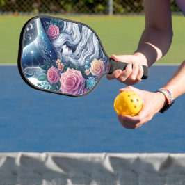 Hemelse Heksenroos Droomlandschap Pickleball Paddle