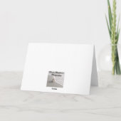 Hemelse Hemel Dank u 5x7 gevouwen Kaart (Achterkant)