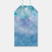 Hemelse hemel sterrenstelsel baby shower cadeautag cadeaulabel (Achterkant)