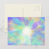 Hemelse Hemelen Christelijke Profetische Abstracte Briefkaart (Voorkant / Achterkant)