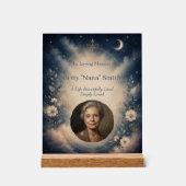 Hemelse Herdenkings Acryl Bord | Gepersonaliseerd (Voorkant)