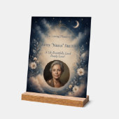 Hemelse Herdenkings Acryl Bord | Gepersonaliseerd (Hoek)