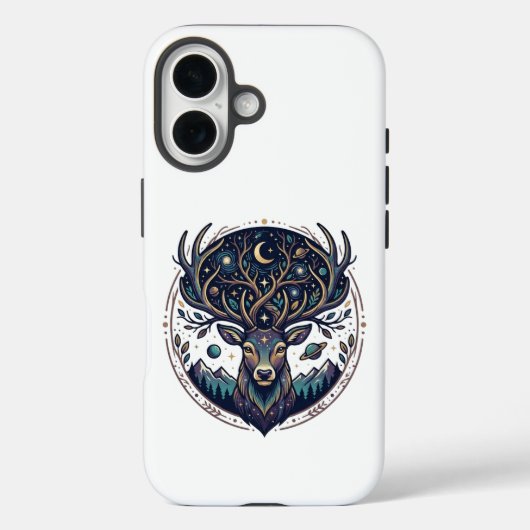 Hemelse Herten Maan & Ster Kunst Hert Case-Mate iPhone Case (Achterkant)