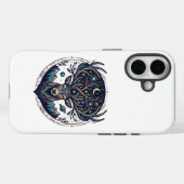 Hemelse Herten Maan & Ster Kunst Hert Case-Mate iPhone Case (Achterkant (horizontaal))