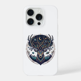 Hemelse Herten Maan & Ster Kunst Hert iPhone 15 Pro Case