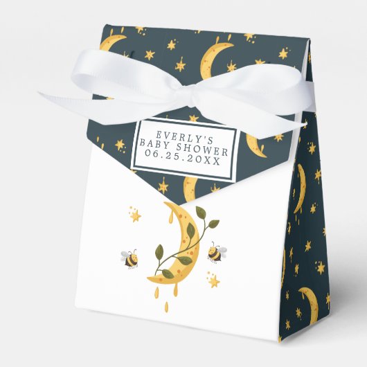 Hemelse Hommelmanaar Honing Baby Shower Bedankdoosjes (Voorkant Zijde)