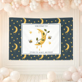 Hemelse Hommelmanaar Honing Baby Shower Spandoek