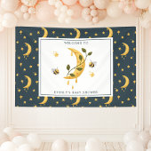 Hemelse Hommelmanaar Honing Baby Shower Spandoek