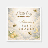 Hemelse Honing Bij Baby Shower Servet (Voorkant)