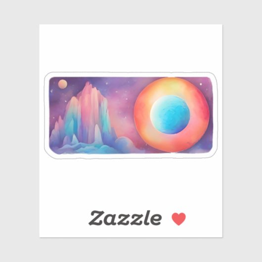 Hemelse Horizons Sticker (Vel)