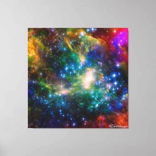 Hemelse Horizonten Fantasie Hemel Kunst Muurkunst Canvas Afdruk (Voorkant)