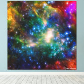 Hemelse Horizonten Fantasie Hemel Kunst Muurkunst Canvas Afdruk (Insitu (Houten vloer))