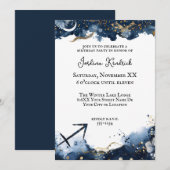 Hemelse Horoscoop Boogschutter Verjaardag Kaart (Voorkant / Achterkant)