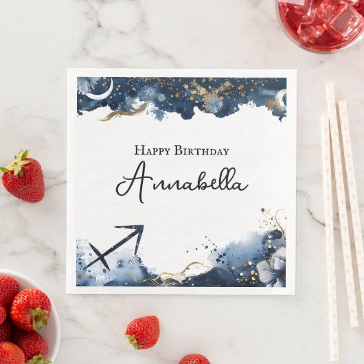 Hemelse Horoscoop Boogschutter Verjaardag Servet (Insitu)