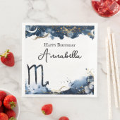 Hemelse Horoscoop Schorpioen Verjaardag Servet (Insitu)