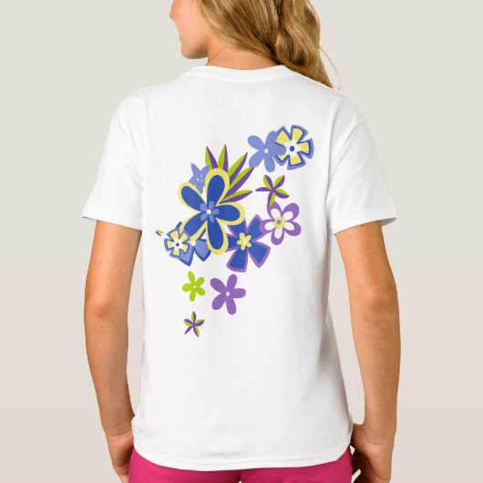 Hemelse Hula! Meisjes T-shirt (Achterkant)