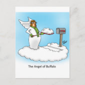 Hemelse Humor Angel Cartoon Gift! Briefkaart (Voorkant)